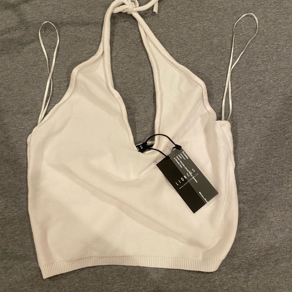 White bolero halter top with bolero